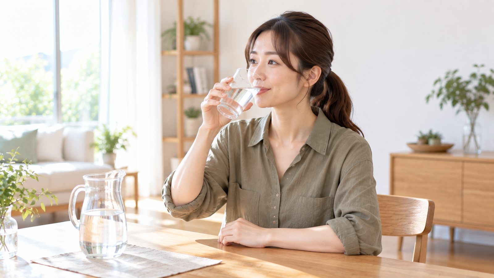 こまめに水分を摂る